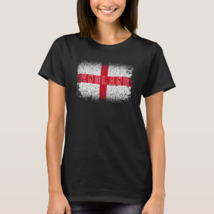 England National Flag Grunge St George's Cross So T-Shirt