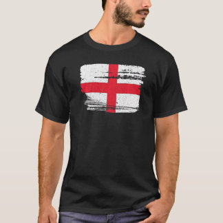 England National Flag Vintage Distressed Uk Englan T-Shirt