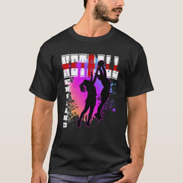 England  Netball T-Shirt (Front)