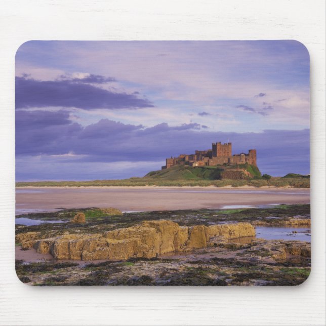 England, Northumberland, Bamburgh Castle Mouse Pad (Front)