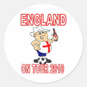 ENGLAND On tour Classic Round Sticker