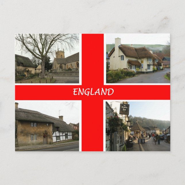 England PC - Customised - Customised Postcard (Front)