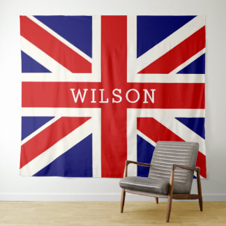 England Personalised Flag BACKDROP Tapestry