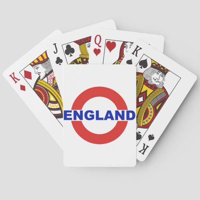 ENGLAND PLAYING CARDS (Back)