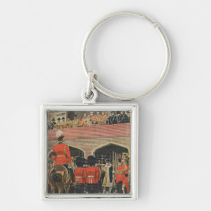 England, proclamation of the new King George V Key Ring