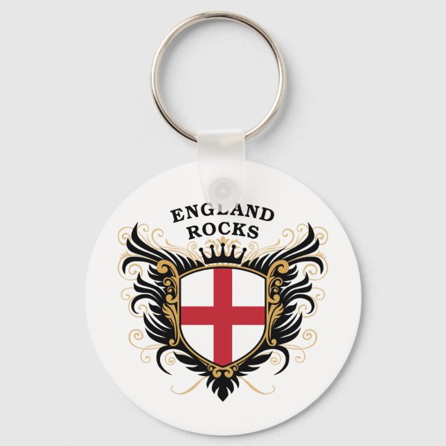 England Rocks Key Ring (Front)
