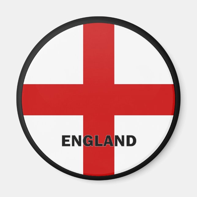 England Roundel quality Flag Magnet (Front)