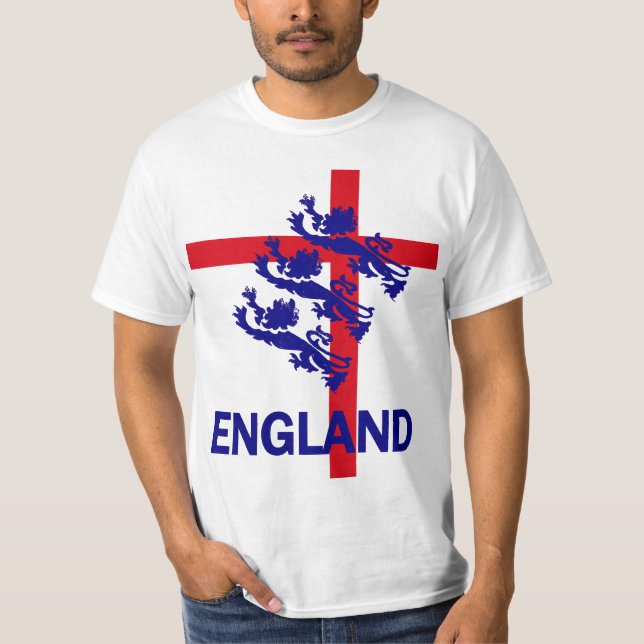 England Royal standard and St George cross T-Shirt (Front)