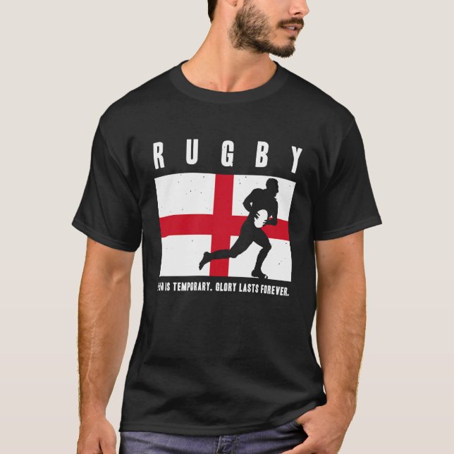 England Rugby Glory Lasts Forever T-Shirt (Front)