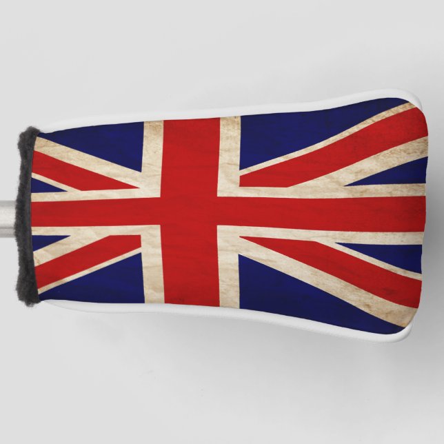 England RUSTIC FLAG Golf Head Cover (Front)