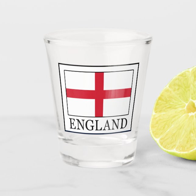 England Shot Glass (Front)