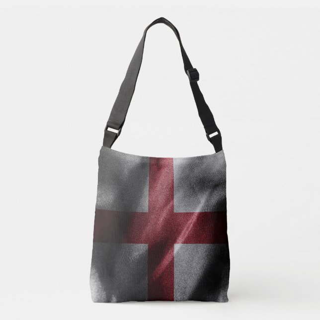 England silk flag crossbody bag (Front)