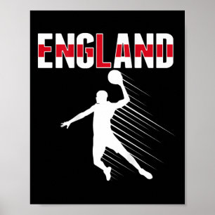 England Sketll Fans Jersey Proud English Sport Sup Poster