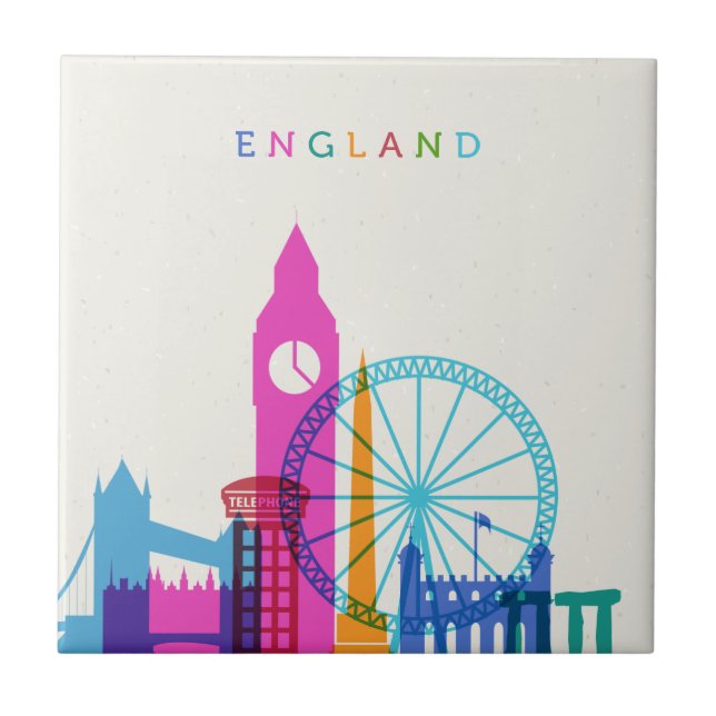 England Skyline Tile (Front)
