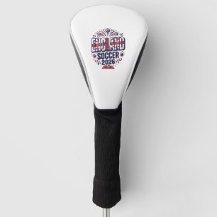 England Soccer 2026 Soccer Bold Country Typography Golf Head Cover