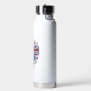 England Soccer 2026 Soccer Bold Country Typography Water Bottle
