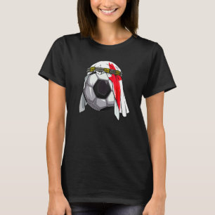 England Soccer Ball 2022 Uk Football  British Flag T-Shirt