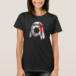 England Soccer Ball 2022 Uk Football  British Flag T-Shirt