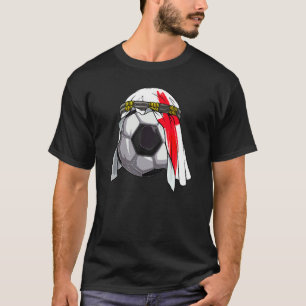 England Soccer Ball 2022 Uk Football  British Flag T-Shirt