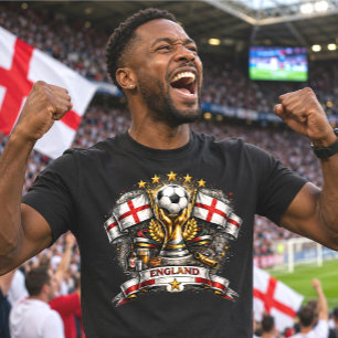 England Soccer Fan St George Football World Cup T-Shirt