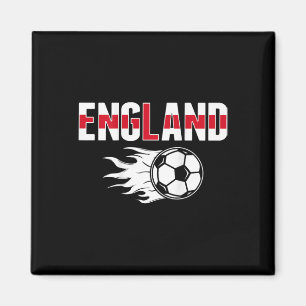 England Soccer Fans Jersey - English Flag Footll L Magnet