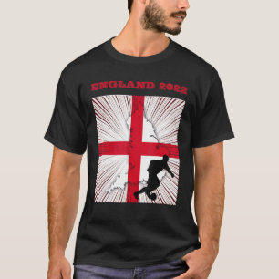 England Soccer flag ball english Team Football 20 T-Shirt