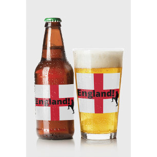 England soccer glass