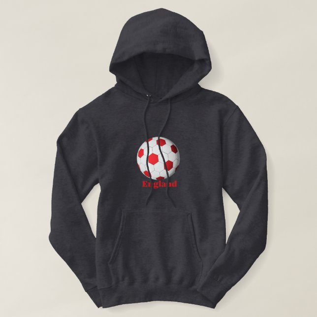 England Soccer Hoodie (Design Front)