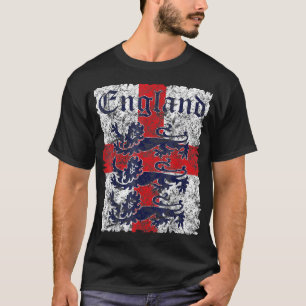England Soccer Jersey Style England Flag Rugby T-S T-Shirt