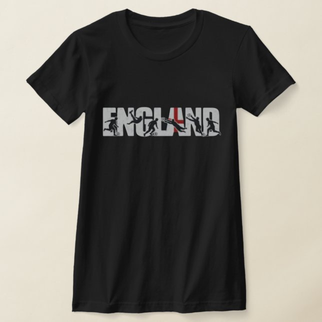England Soccer Shirt | Football Fan (Laydown)