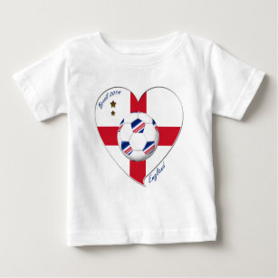 “ENGLAND” Soccer Team. Soccer of England 2014 Baby T-Shirt