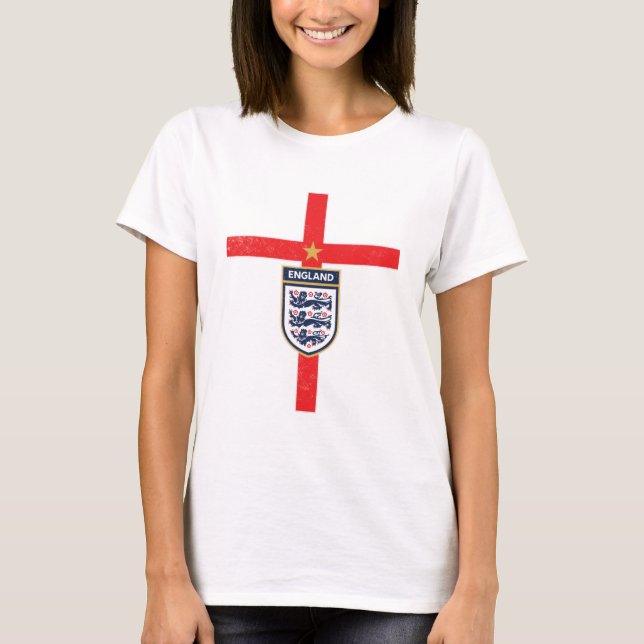 England Soccers Jersey 2020 2021 Football Team T-Shirt (Front)