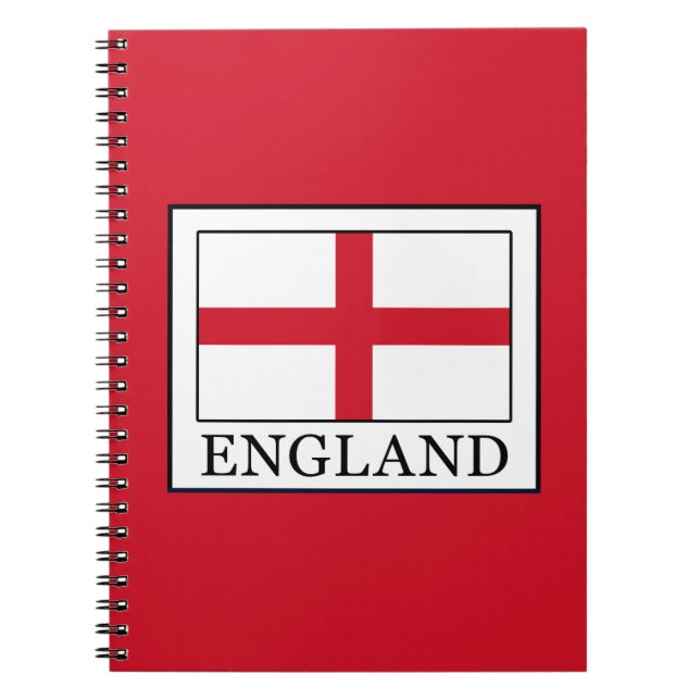 England Spiral Notebook (Front)