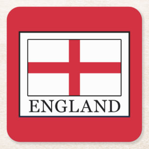 England Square Paper Coaster