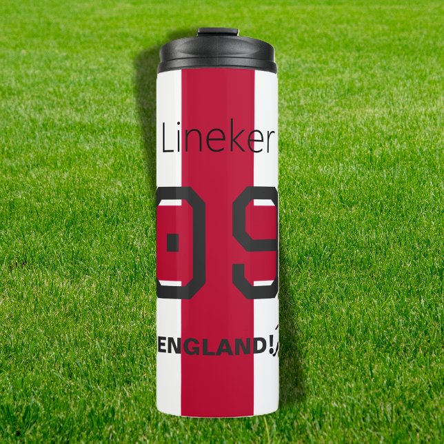 England St George Cross Patriotic Custom Name Thermal Tumbler (Creator Uploaded)