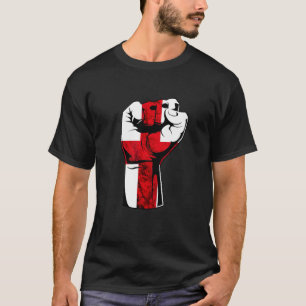 England St George's Cross English Pride Handfist P T-Shirt