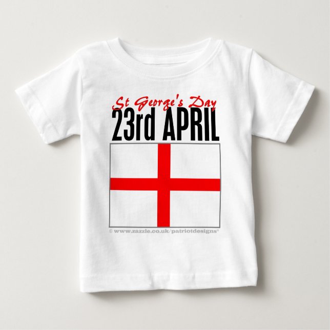 England, St George's Day Baby T-Shirt (Front)