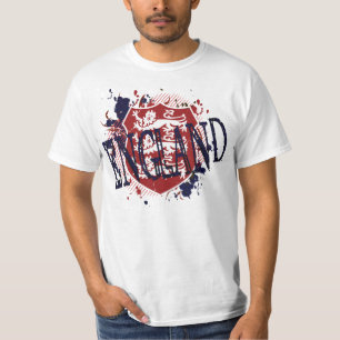 England Standard shield grunge design T-Shirt