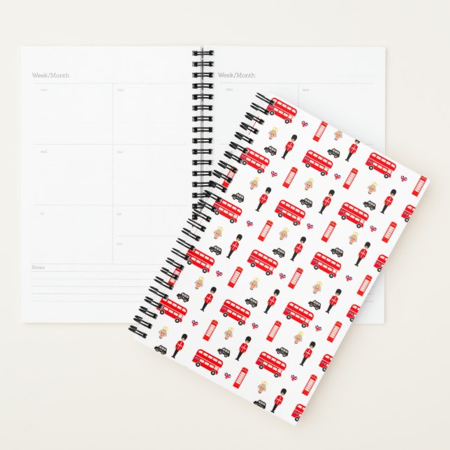 England Symbols Pattern Planner (Display)
