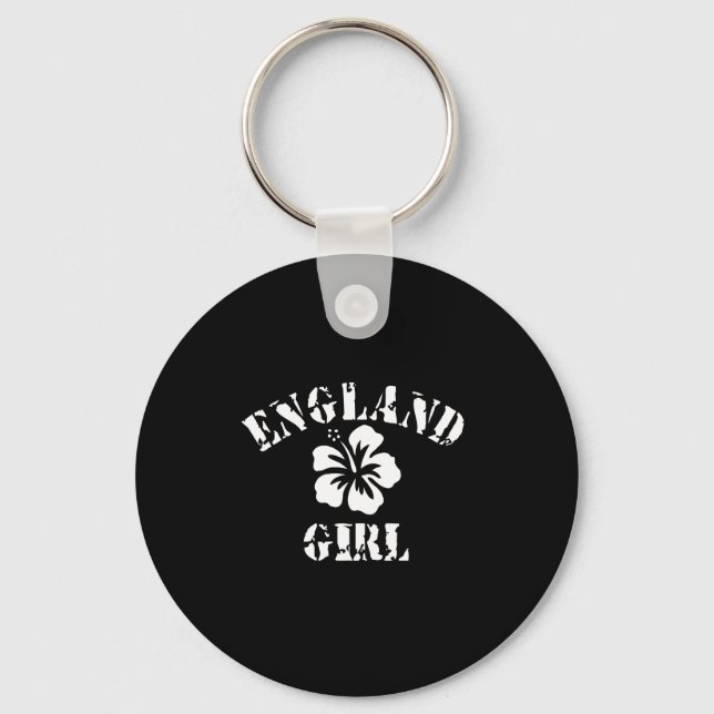 England Tattoo Style Key Ring (Front)