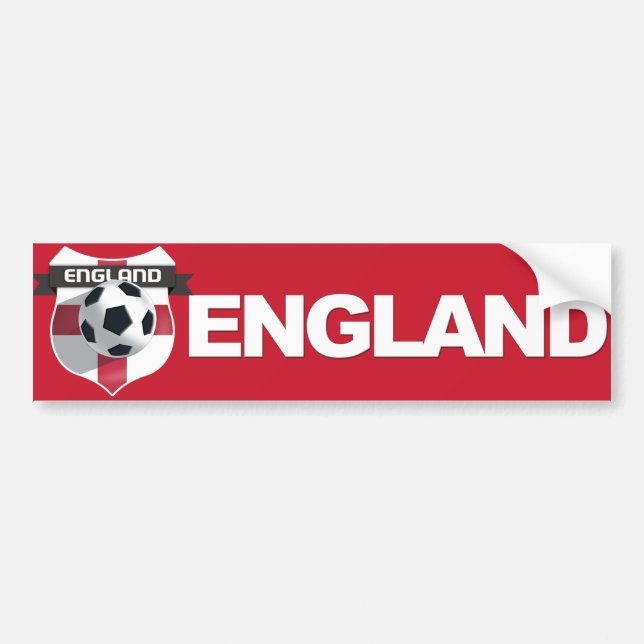 England Team Bumper Sticker (Front)
