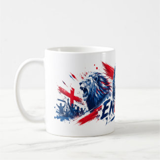England Three Lions Football Fan Mug | Patriotic M