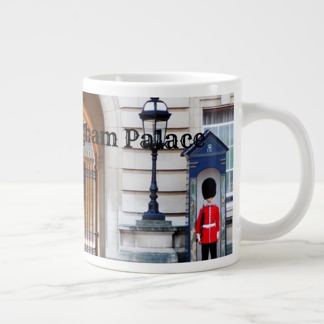 England Tourism London Buckingham Palace  Large Coffee Mug (Right)