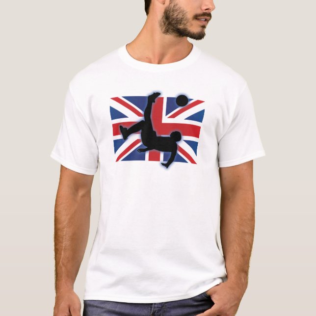 England UK Bicycle Kick T-Shirt (Front)