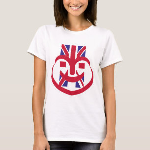 ENGLAND UK FACE HEART BY MASANSER T-Shirt