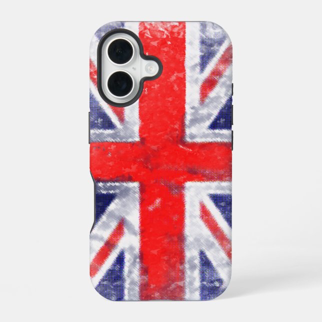 England UK flag iPhone 16 Case (Back)