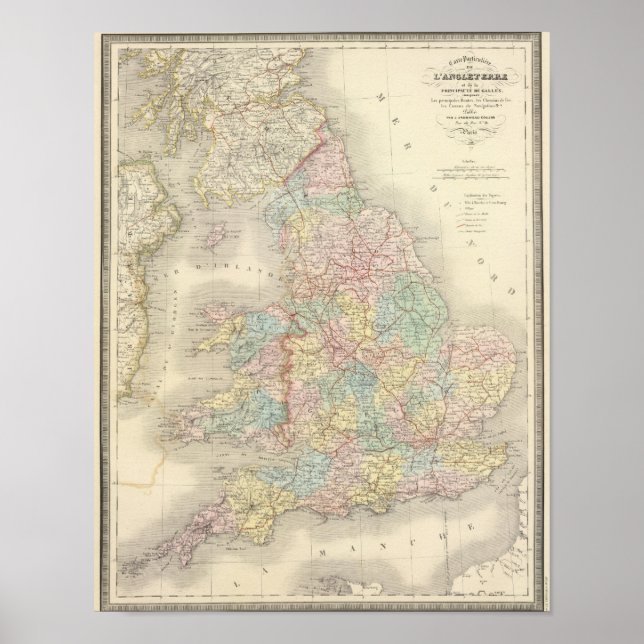 England, Wales 4 Poster (Front)