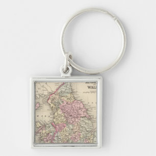 England, Wales 5 Key Ring