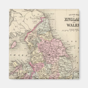 England, Wales 5 Magnet