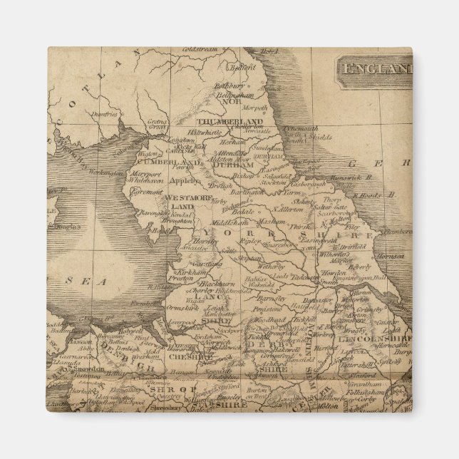 England, Wales 5 Magnet (Front)